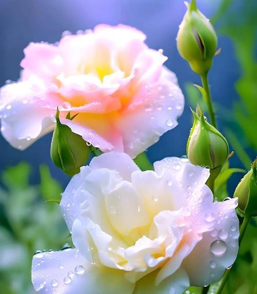 蓝白相间的花代表什么含义？蓝白花色组合的花语解读是什么？