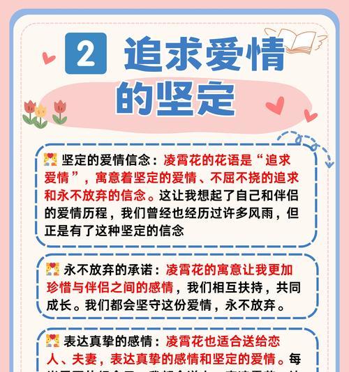 以百合花的花语为主题的专一爱情（揭示百合花语背后的专一爱情表达方式）