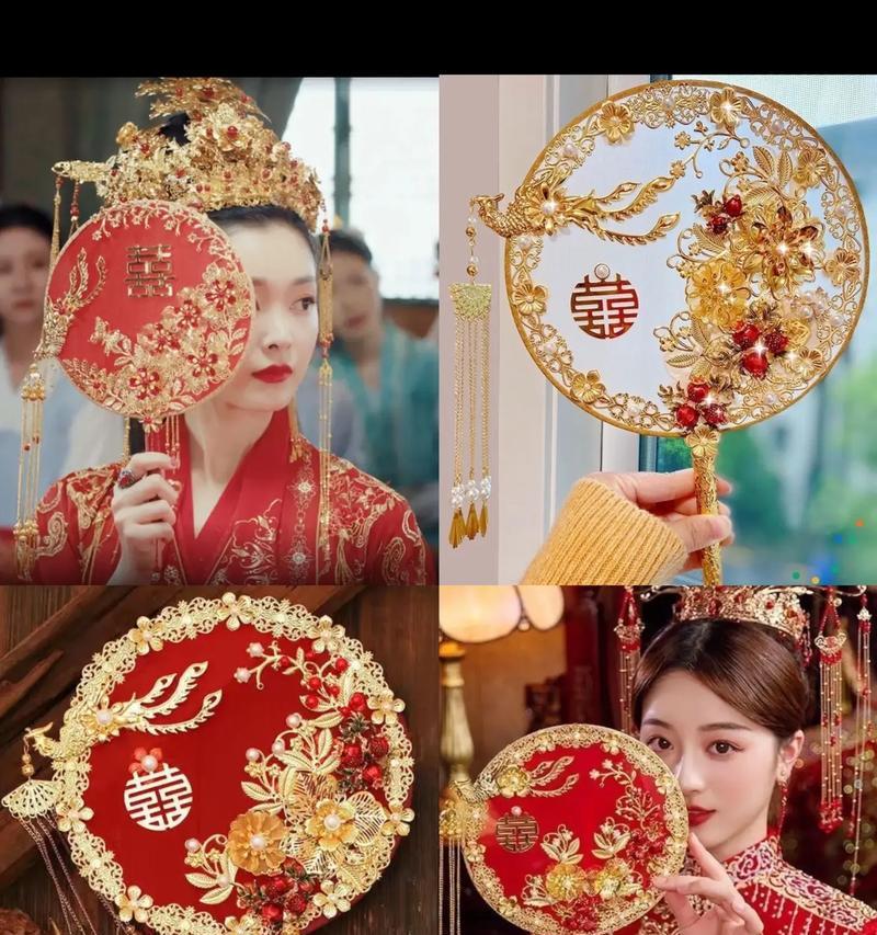 中式手捧花折扇的意义是什么？如何体现春节的吉利？