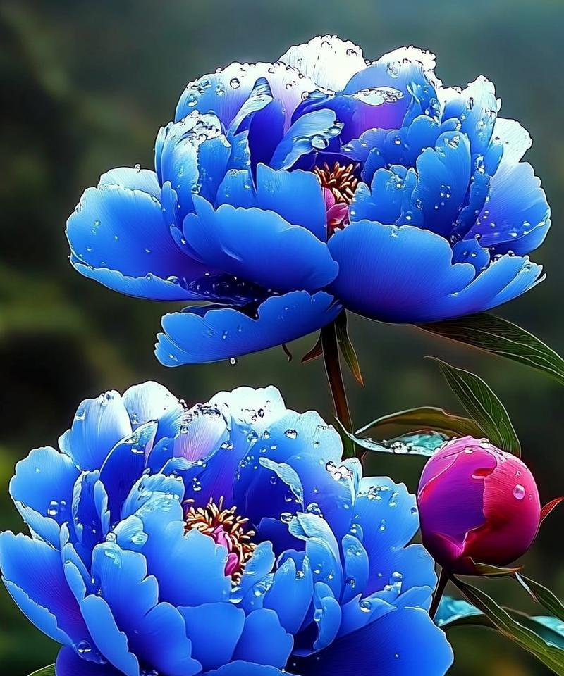 深蓝色花的寓意是什么？