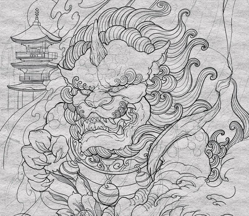 七色花在纹身手稿中代表什么？