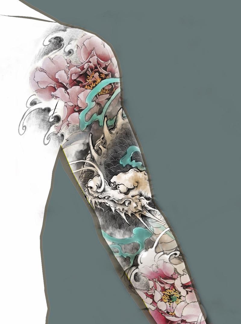 纹身花臂寓意平安发财？如何设计寓意吉祥的纹身花臂？