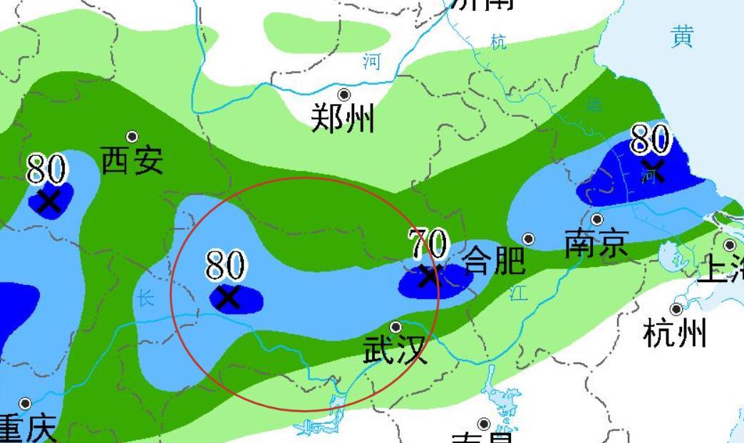 湖北降雨中心已定！今晚至明天8月9号天气预报，大雨暴雨分布如下