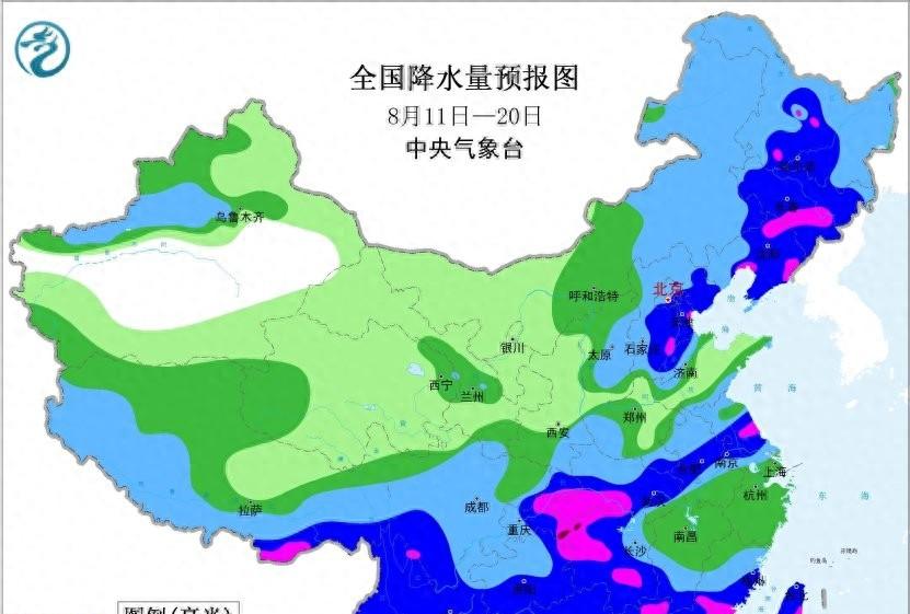 本轮强降雨中心已定，明日8月12号天气预报，暴雨大暴雨分布如下!