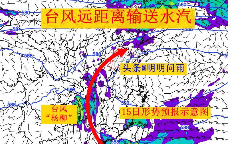 台风“杨柳”西进，环流形势相近，山东明起局地暴雨有利水库蓄水