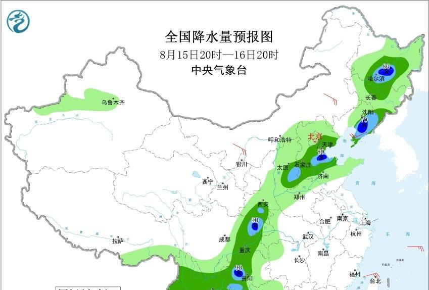 河南！降雨中心已确定！明天16~18号天气预报，中雨大雨分布如下
