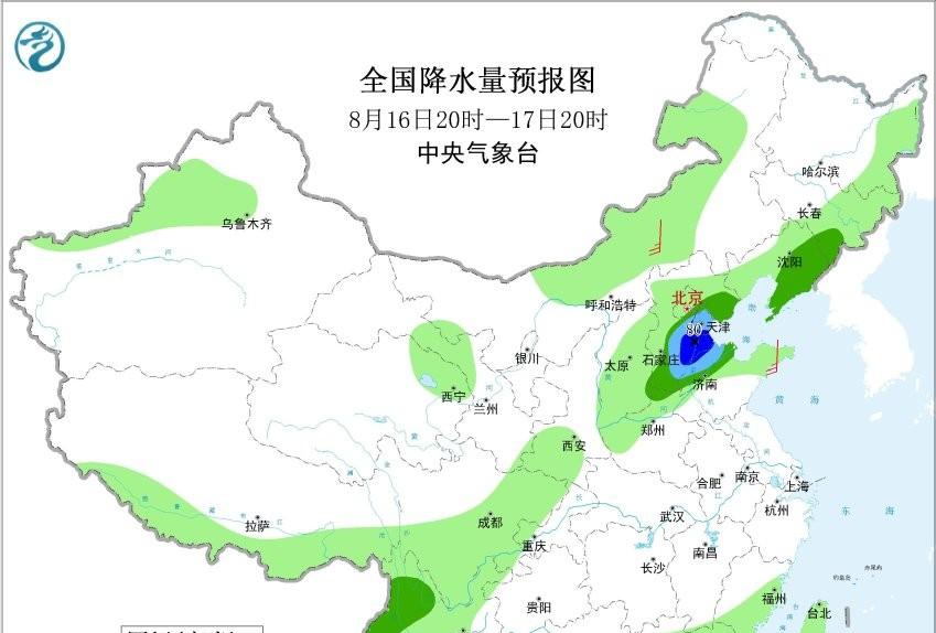 河南！降雨中心已确定！明天16~18号天气预报，中雨大雨分布如下