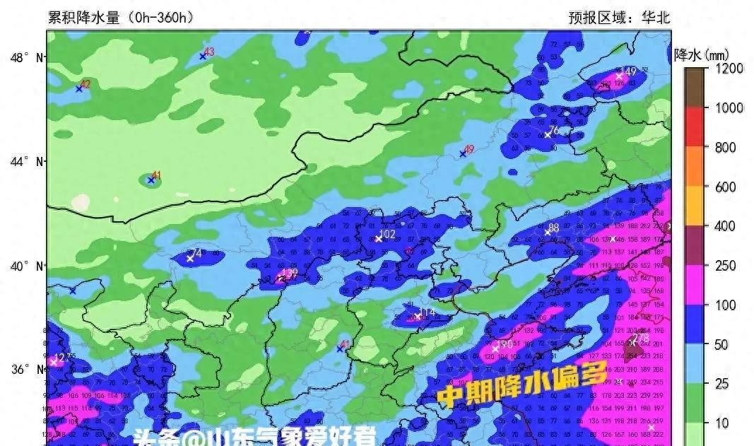 强对流云团向东发展，山东多地突降暴雨，本月底将迎冷空气降雨