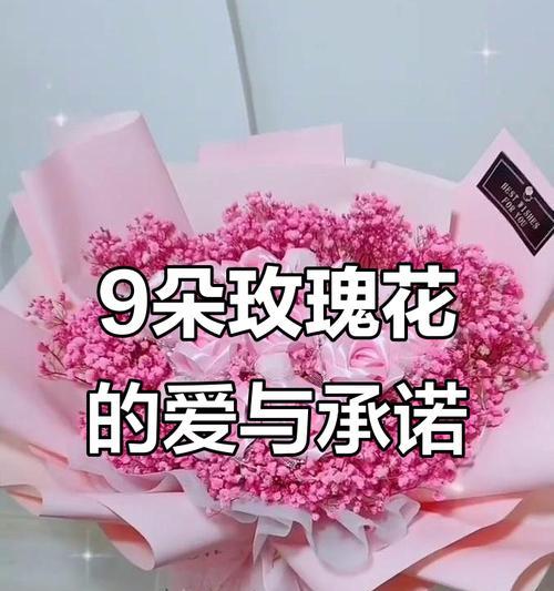 九朵粉玫瑰的象征意义（解析九朵粉玫瑰所代表的情感和寓意）