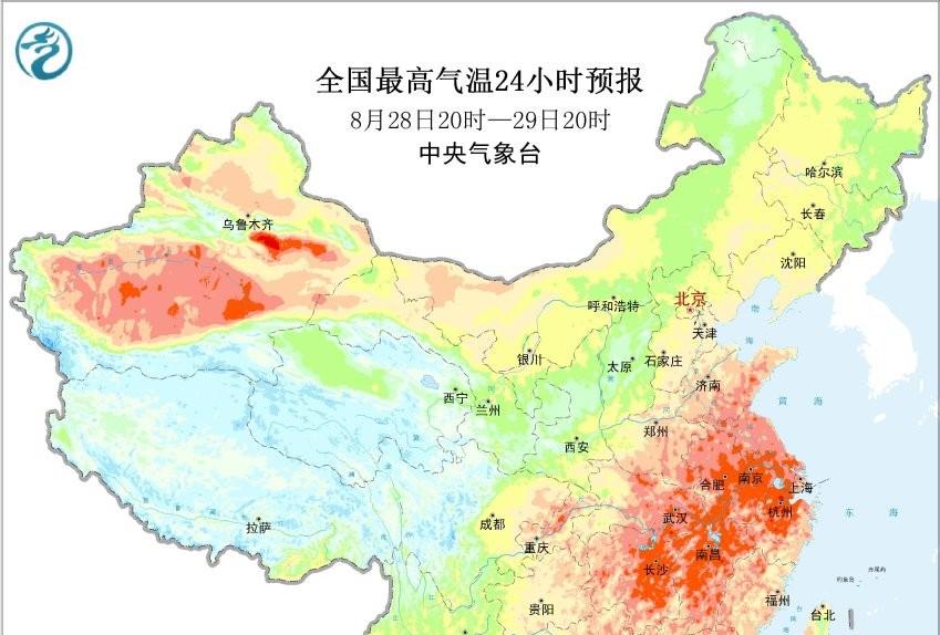 四川！本轮高温确定已完成，明天8月30号天气预报，高温分布如下