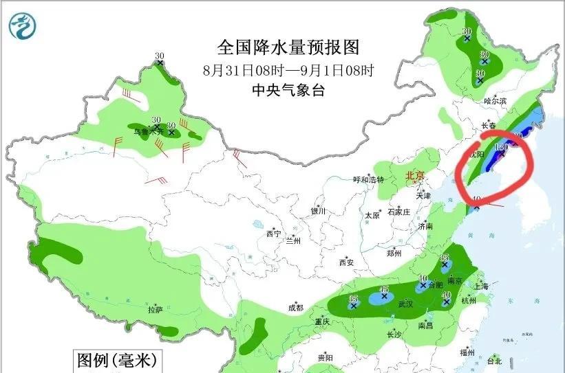 辽宁雨势升级！30日-31日大连丹东暴雨来袭，局地大暴雨+雷电大风