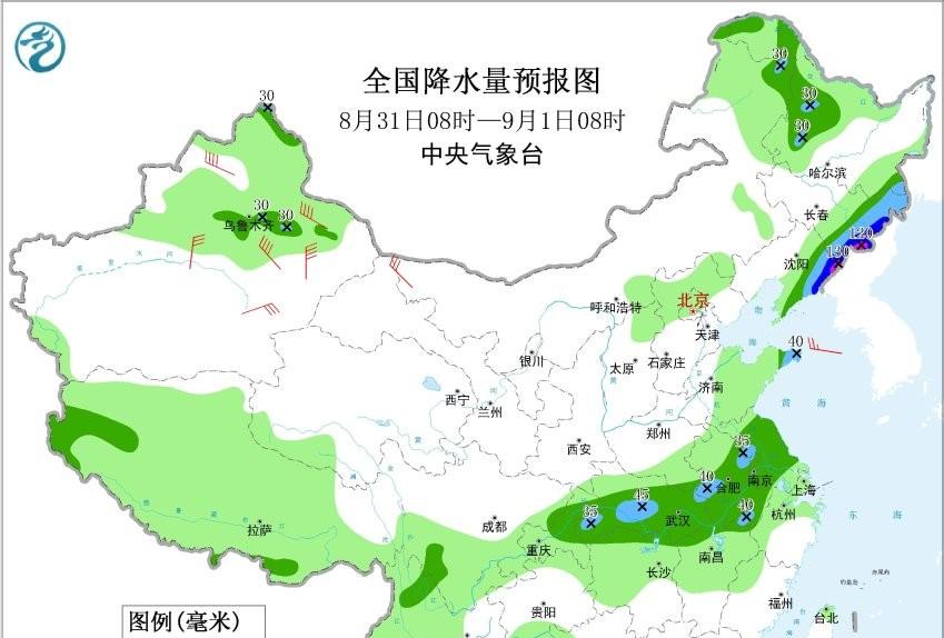 山东！本轮高温中心已确定，明天8月31号天气预报，高温分布如下