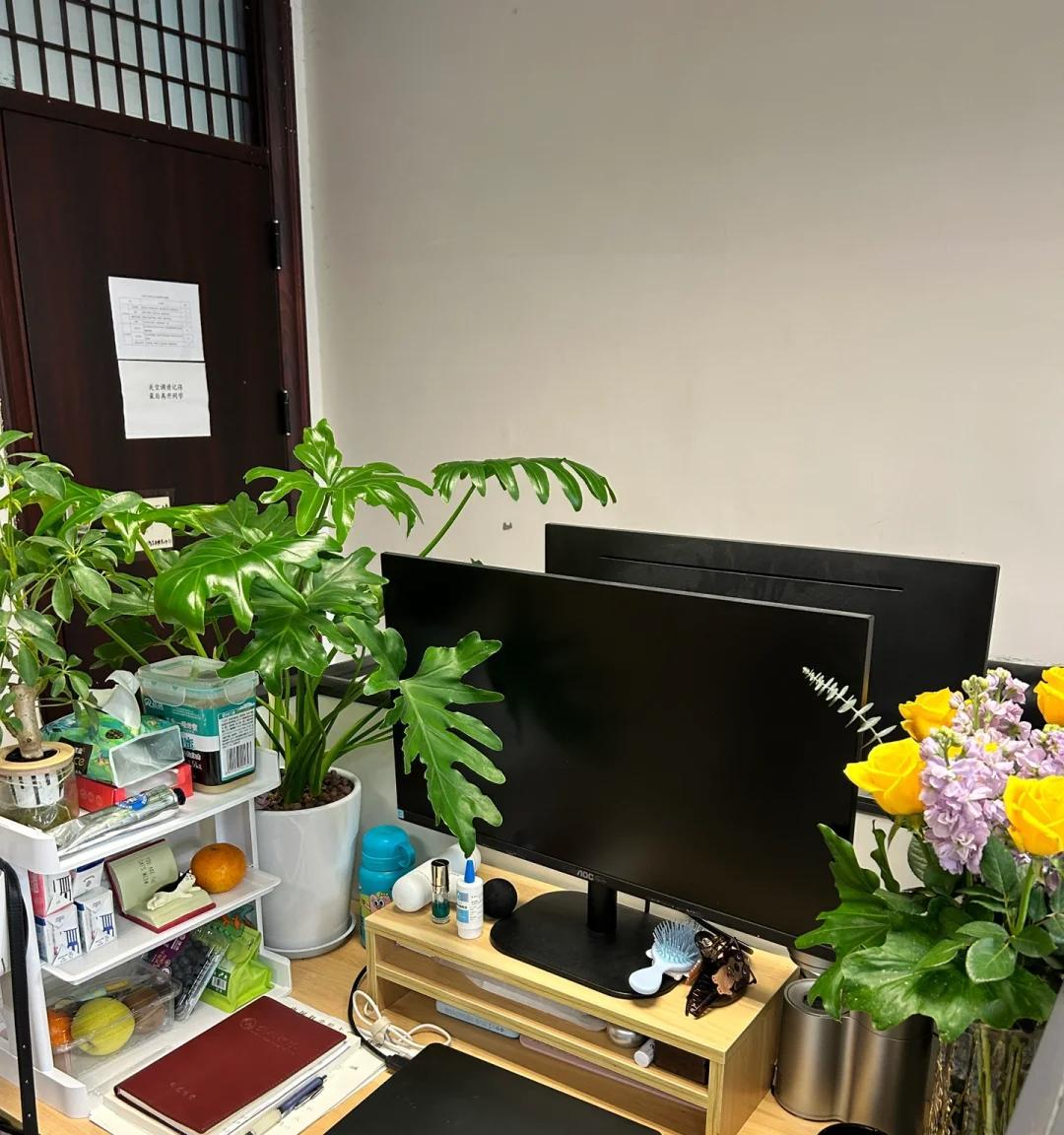 男子被裁员，清理工位上的花，大大小小一拖车：工位当家的代价