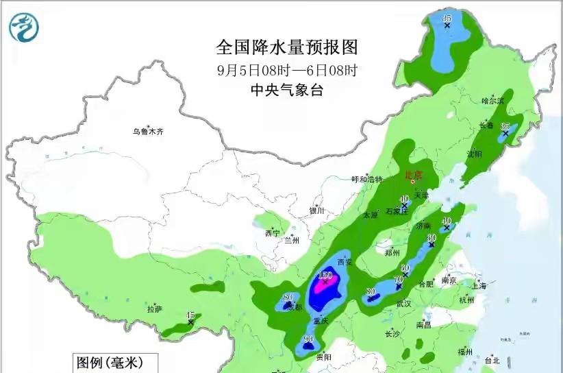 冷空气东移南下，新一轮降温降雨中心已定，大雨暴雨分布如下