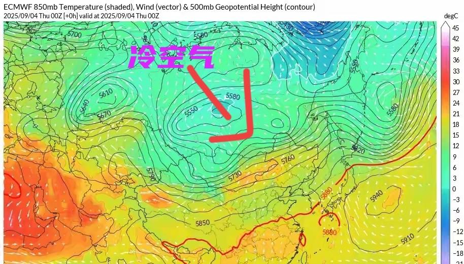冷空气东移南下，新一轮降温降雨中心已定，大雨暴雨分布如下