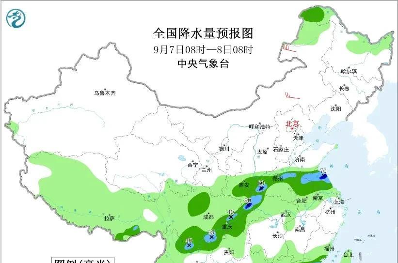 辽宁雨水上线！5日中午到夜间多地中雨局部大雨，还伴雷电+强对流