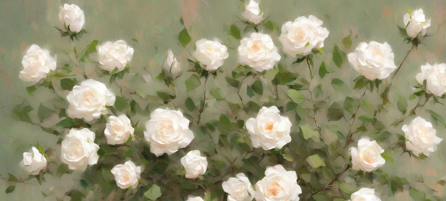 花开如意，向上生长（积极向上的花朵，散发生命的力量）