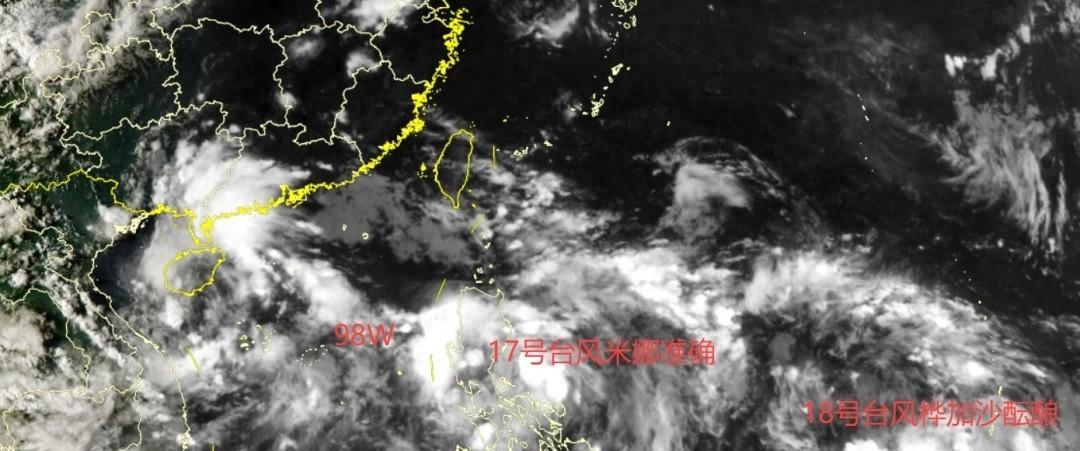 新一轮预警：10省大到暴雨，17、18号台风或将生成并登陆我国