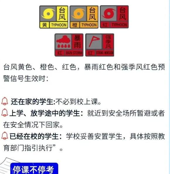 台风预警会升级吗？会停课吗？深圳天气最新回应