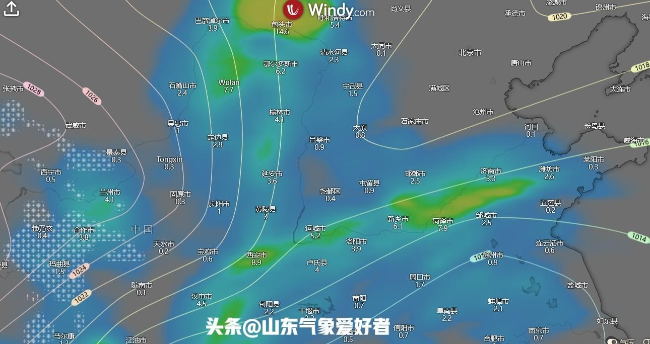 秋雨下不停？分析:新一轮降雨来袭，GFS预测山东局部150毫米！