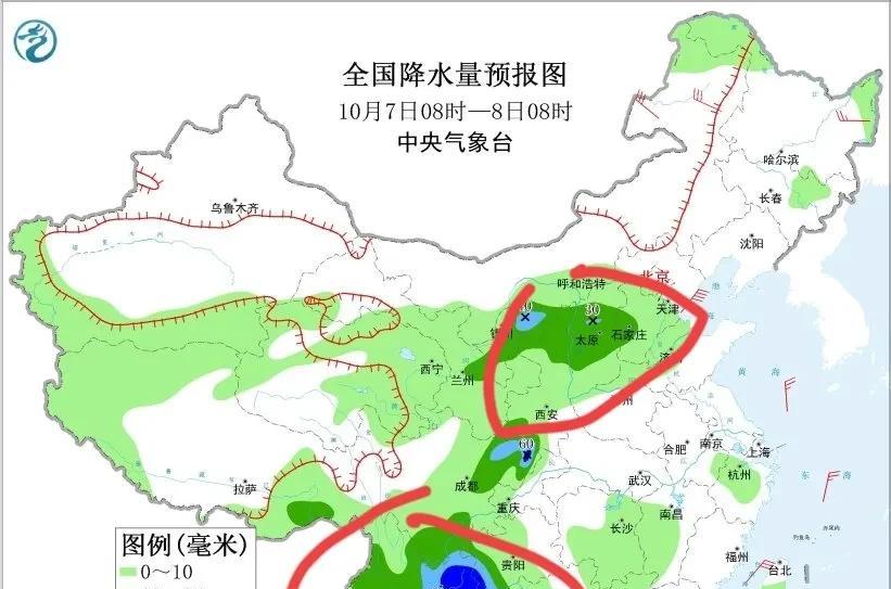 新一轮强降雨锁定多地，云南至河北雨带连成线，9日将有大变局！