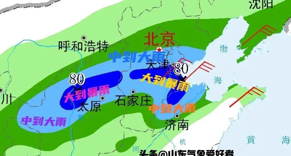 山东新一轮大到暴雨来袭？分析:副高阶段性南落，降雨逐渐扩大！
