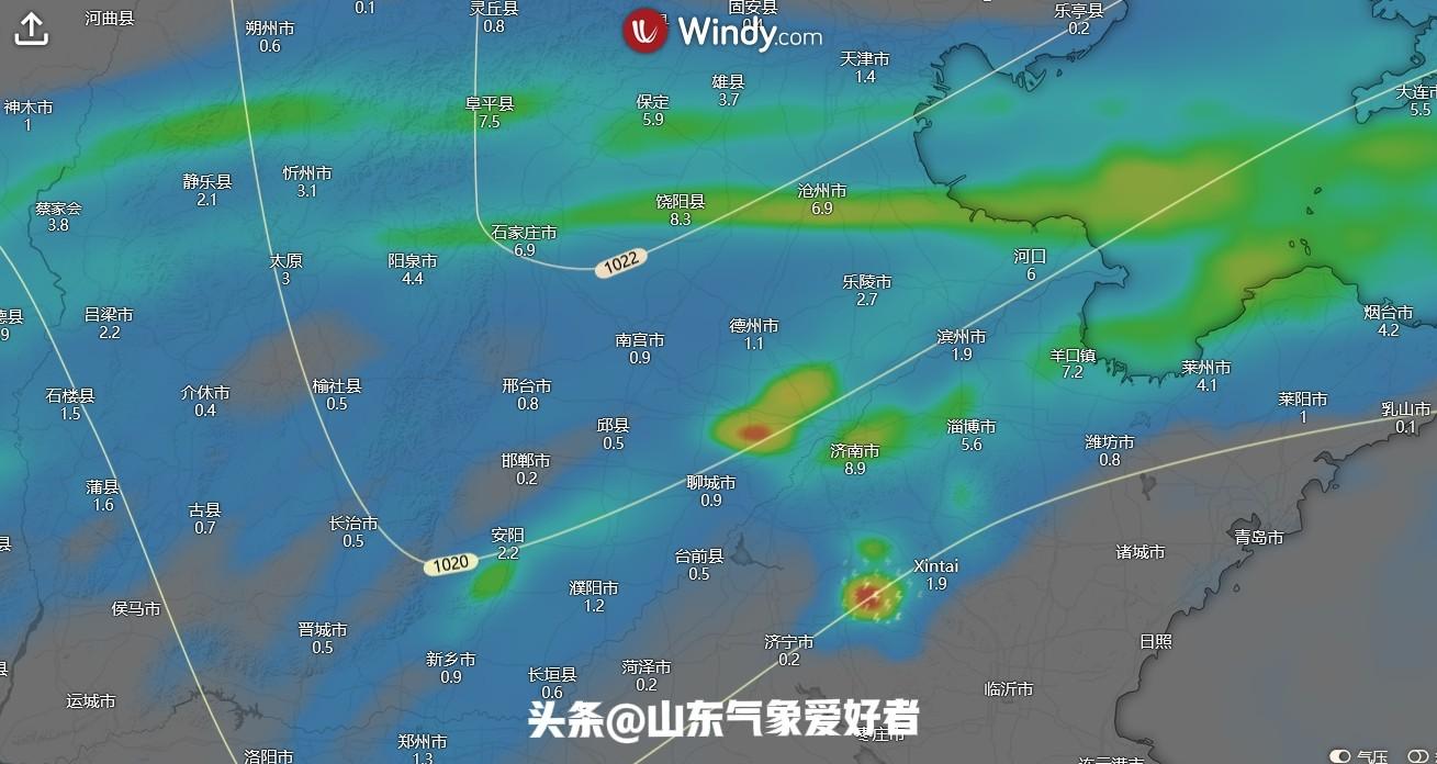 山东新一轮大到暴雨来袭？分析:副高阶段性南落，降雨逐渐扩大！