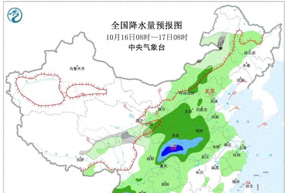 新一轮大范围强降雨来袭，暴雨连下，冷空气大举南下，江南降16℃