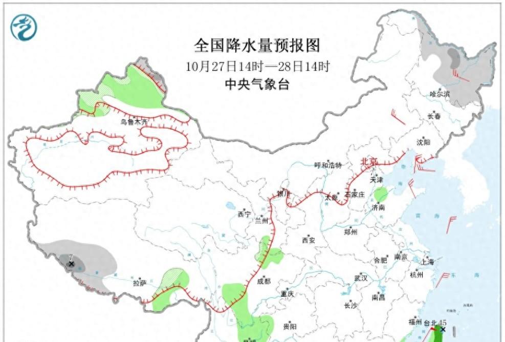 新一轮大范围雨雪1天后到，大雪暴雪不休，25号台风或11月2日生成