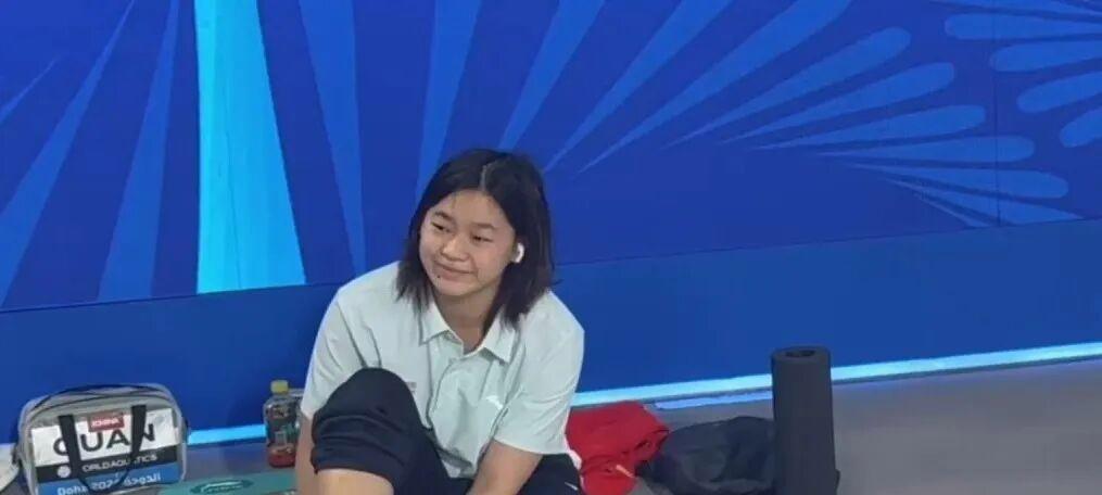 一场比赛结束后，全红婵泪洒赛场，陈芋汐袒露心声，状态大不同