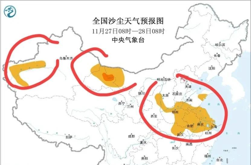 雨雪铺开三天、沙尘东扩、台风“天琴”增强，天气进入多线模式