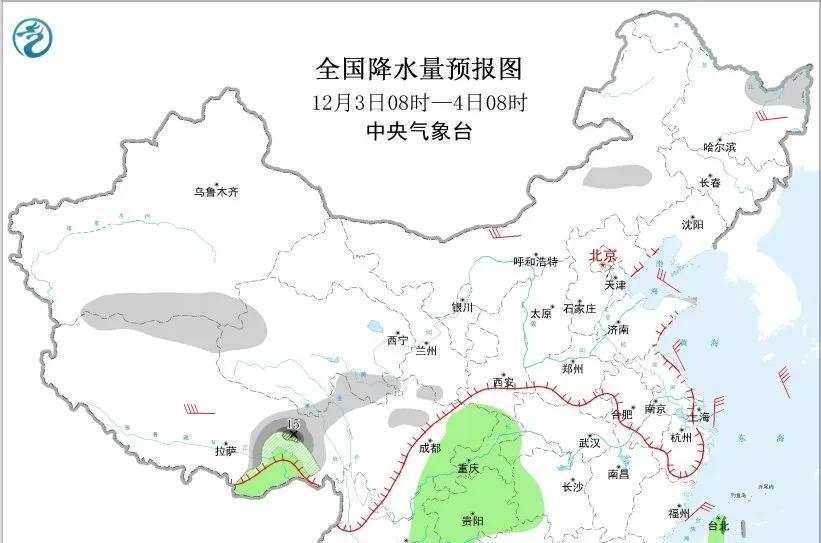寒潮“接管”天气图！苏皖浙局地降温超10℃，明起雨雪大风登场