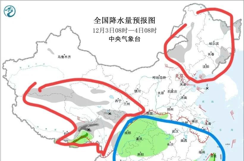 冷空气锁定江南华南！多地降温直冲10℃，4日天气迎大变局
