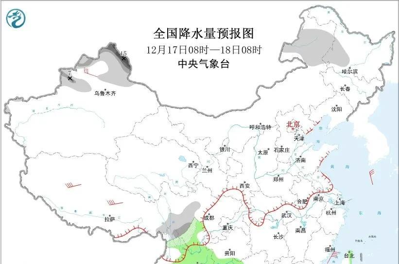 速看!雨雪中心锁定这些区域,15—18日全国天气形势一图看懂