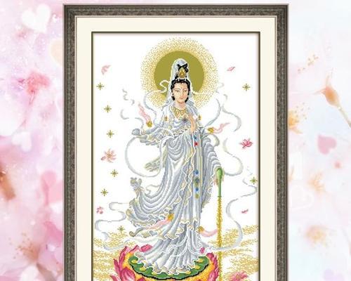 绣出灵魂之美｜ 滴水观音——十字绣中的灵性之美