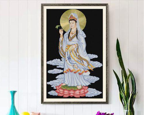 滴水观音——十字绣中的灵性之美（绣出灵魂之美｜）