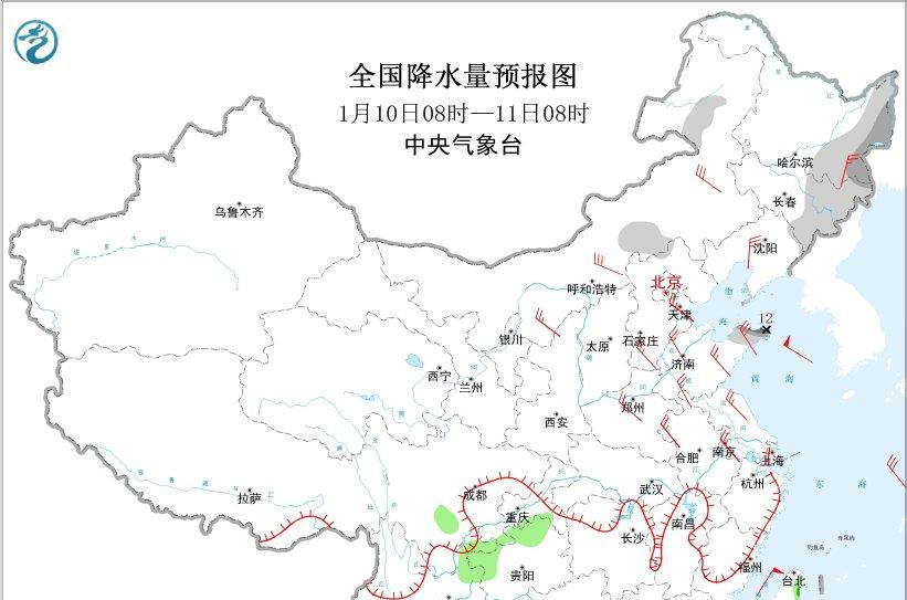 中央气象台：较强冷空气来袭北方有大风降温雨雪天气