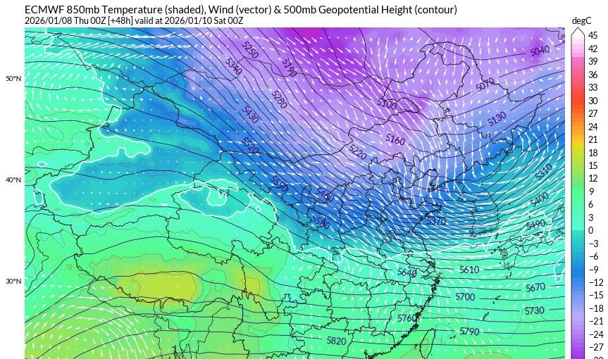 后期天气展望:冷暖气流交替影响，超算预测后期或迎大范围强降雪