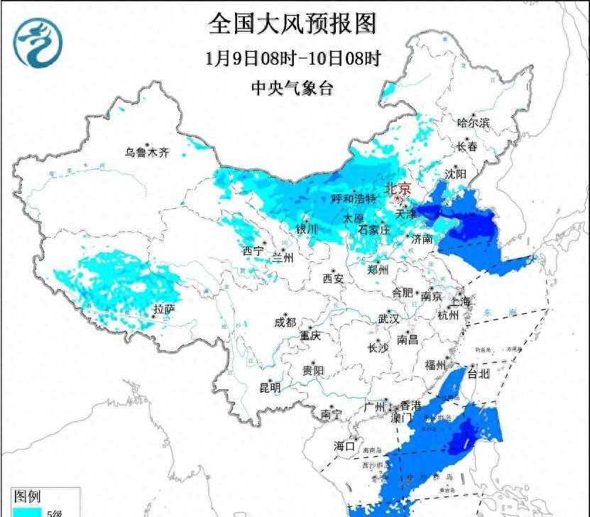 中央气象台：较强冷空气来袭，北方有大风降温沙尘降雪天气