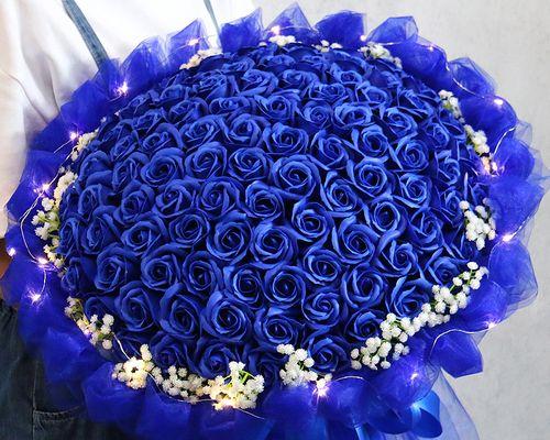 蓝色玫瑰花语之美丽梦想（用蓝色玫瑰诠释青春与希望）