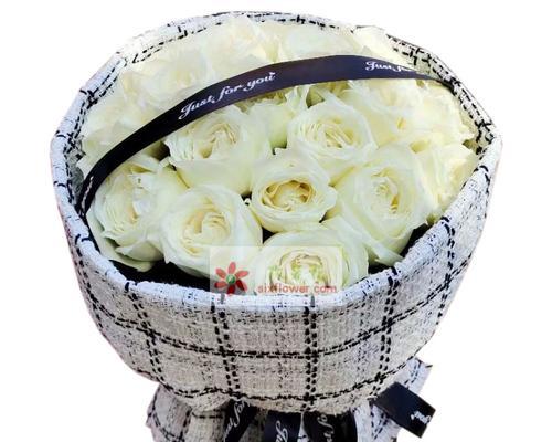 二十一朵白玫瑰的花语——爱的承诺（以花为誓）