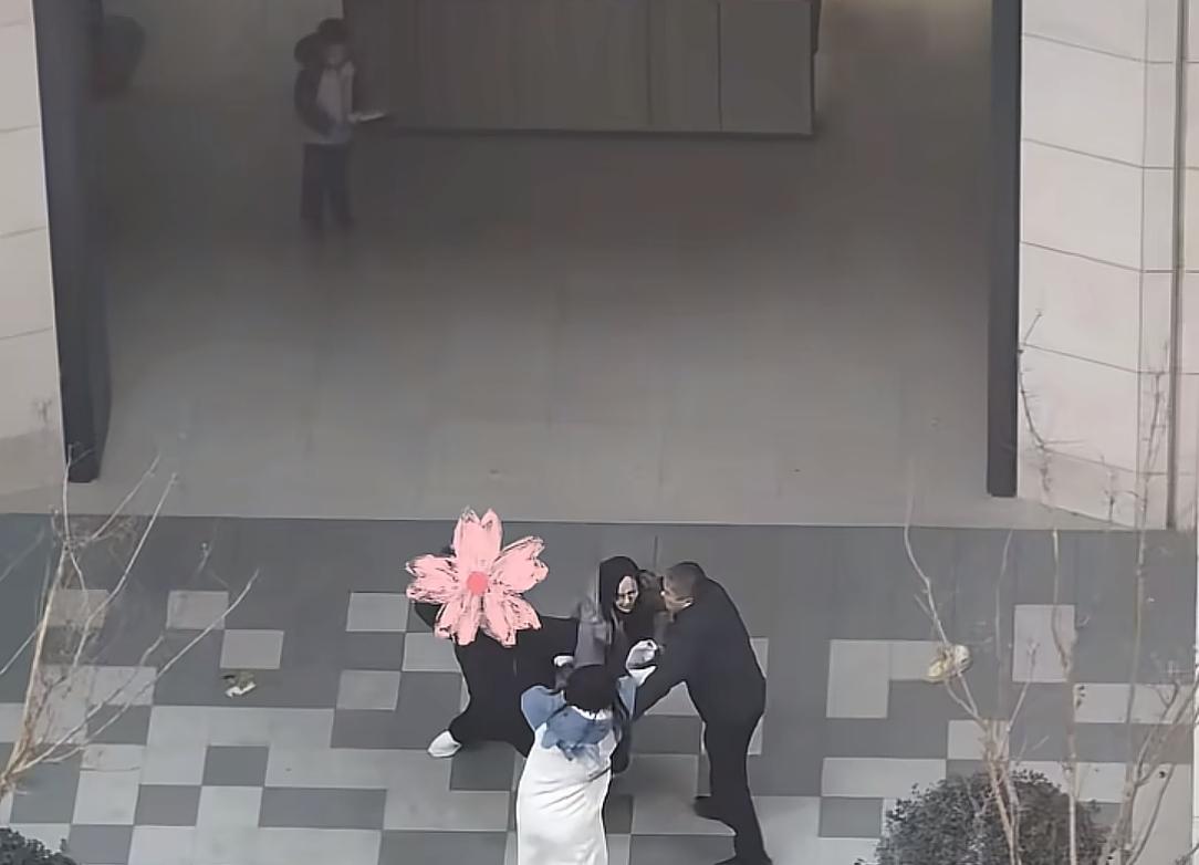 女生牵绳遛狗被一家人辱骂围殴，邻居帮忙也被打！报警后仍嚣张