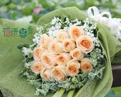 香槟玫瑰花的花语揭示情感和浪漫（香槟玫瑰花的象征意义和传达的情感）