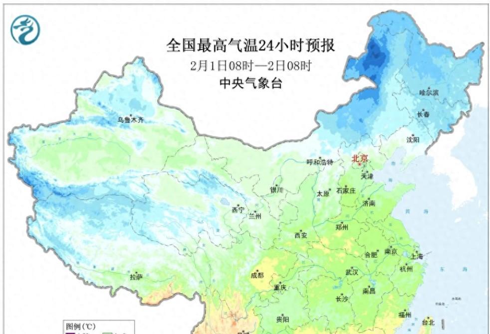 新一轮强冷空气2月5日来，先火箭式升温再狂降，还有大范围雨雪