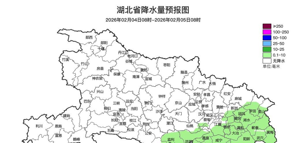 湖北！雨雪中心已锁定！2月4-7日天气大反转，风雨降温齐袭