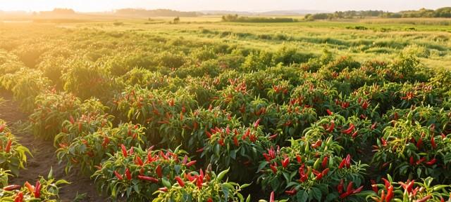 种辣椒撒把盐，病害躲着走，结的辣椒红又多！“土办法”真管用