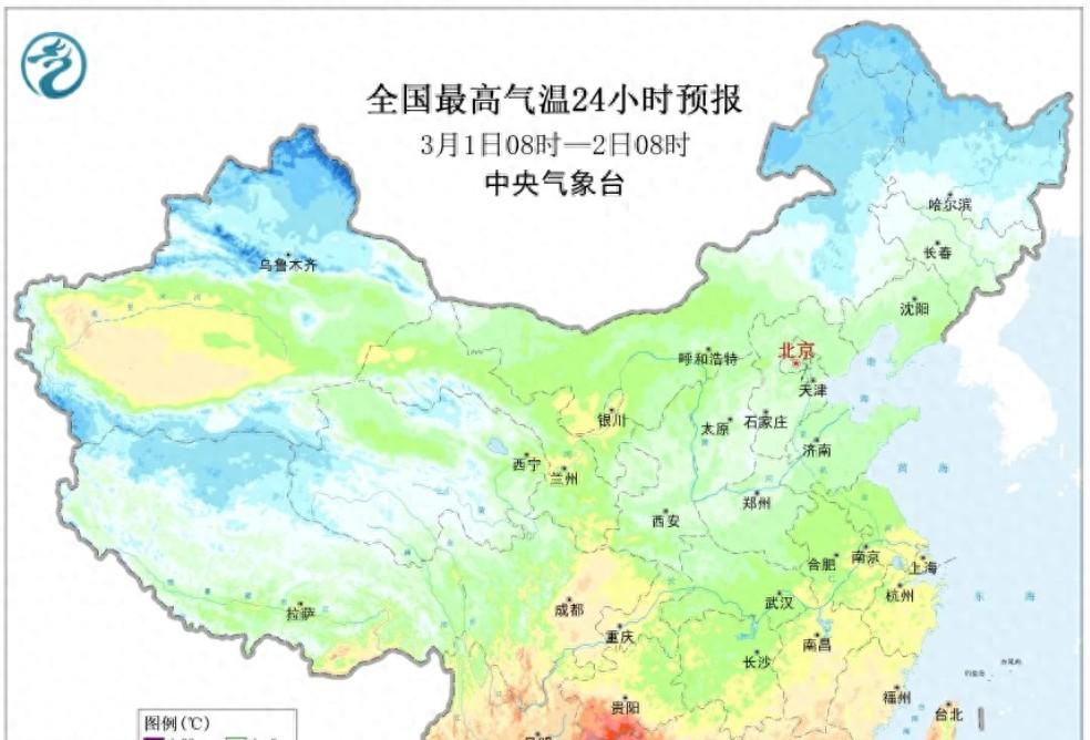 新冷空气确定，气温先冲高再降，北方暴雪中心锁定：南方暴雨不停