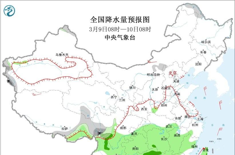 新一轮强降雨来袭！贵州局地暴雨可达40毫米，3月8—9日雨势最强