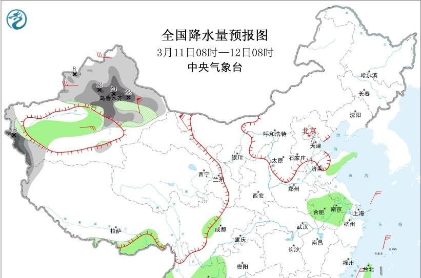 注意！强冷空气已在路上，11—15日黄淮以北降温4～8℃，局地14℃