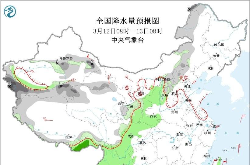 冷空气+沙尘暴上线！11—15日北方降温10℃以上，新疆内蒙古留意